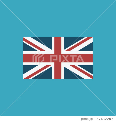 United Kingdom flag icon in flat design 47632207