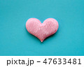 Valentine day concept. Cute pink heart shape 47633481