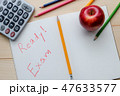 Success concept about education or examination. 47633577