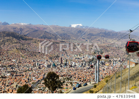 La Paz view from El Alto,Bolivia La Paz view from El Alto,Bolivia 47633948