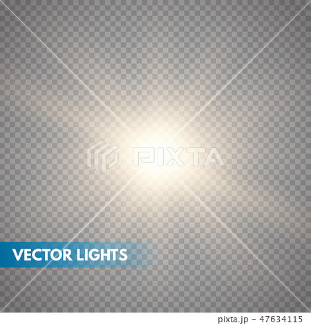 Glowing Light Stars with Sparkles.  47634115