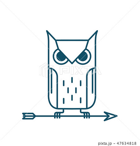 vector illustration of a logo of owl vector illustration of a logo of owl 47634818