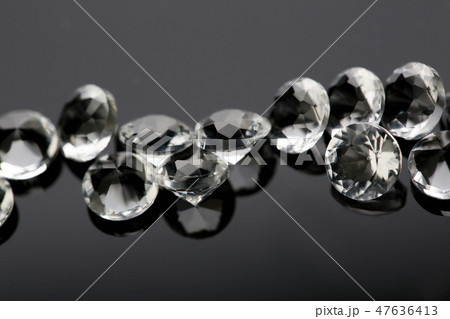 Scattering of white star diamonds on black Scattering of white star diamonds on black 47636413