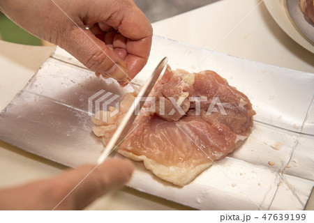 【鶏の唐揚　下拵え】 47639199