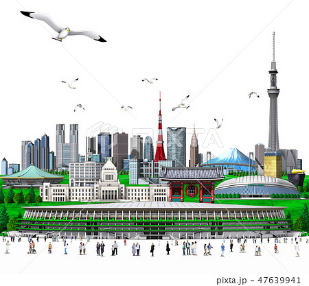 新東京＋新国立競技場透明 47639941