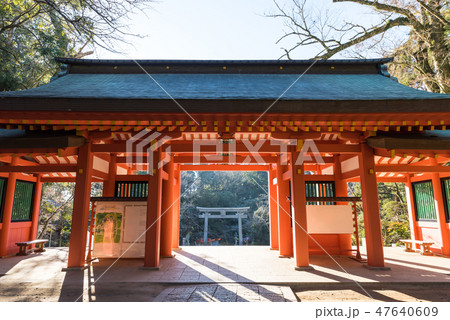 香取神宮 総門裏側からの風景 (千葉県香取市) 2019年1月現在 香取神宮 総門裏側からの風景 (千葉県香取市) 2019年1月現在 47640609