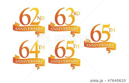 Ribbon Anniversary Template Set Ribbon Anniversary Template Set 47640620
