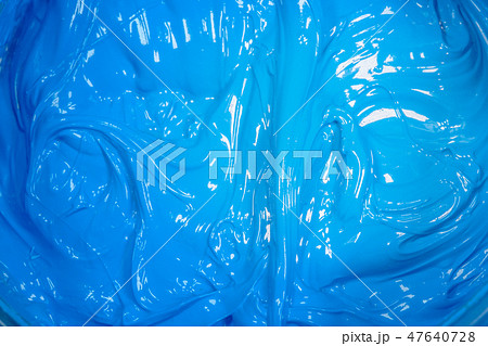 close up light blue color of oil paint. close up light blue color of oil paint. 47640728