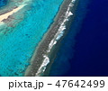 久米島ハテの浜の空撮 47642499