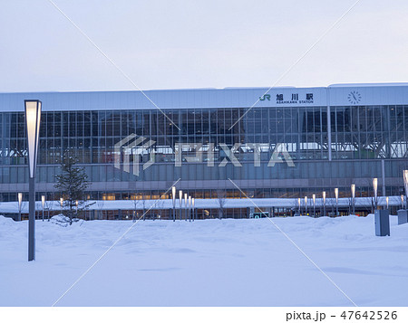 厳冬の北海道・旭川駅 47642526