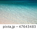 久米島ハテの浜の球美の海とクリアな波 47643483