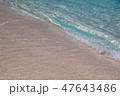 久米島ハテの浜の球美の海とクリアな波 47643486