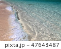 久米島ハテの浜の球美の海とクリアな波 47643487