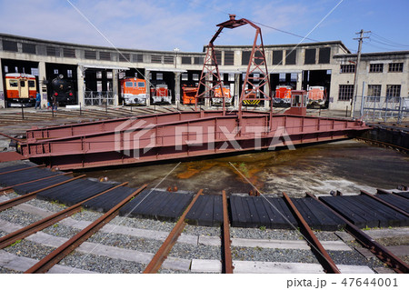転車台と旧津山扇形機関車庫 47644001