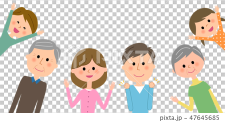 三世代家族 ファミリー 47645685