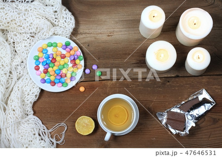 Hygge autumn or winter time for tea Hygge autumn or winter time for tea 47646531