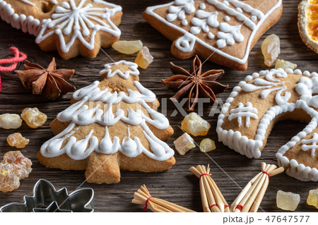 Christmas gingerbread cookies 47647577