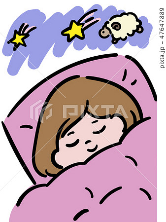 睡眠のイラスト素材