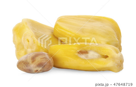 Ripe Jackfruit isolated on white background 47648719