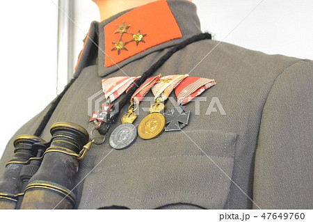軍服と勲章の写真素材