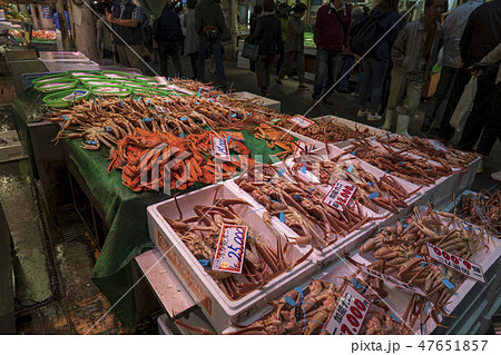 近江町市場　ズワイガニ解禁のにぎわい 47651857