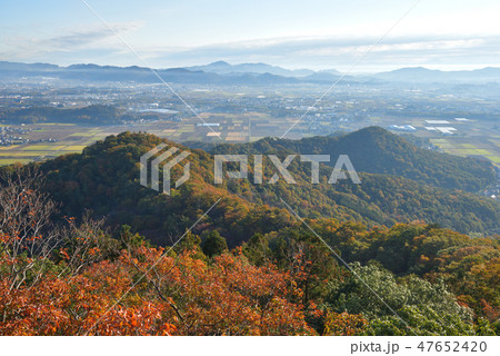 大小山山頂東側から西場富士、佐野市方面を見る 47652420