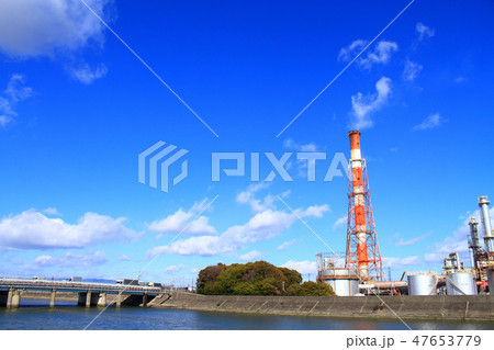 四日市市　コンビナートの風景 47653779
