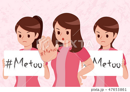 Me too on women hand 47653861