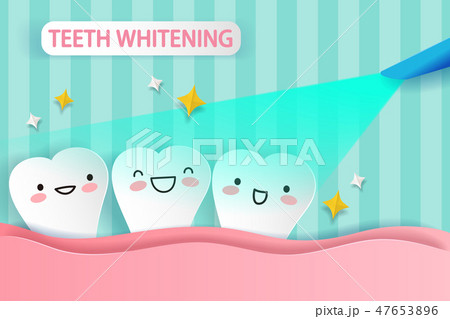 tooth whitening concept 47653896