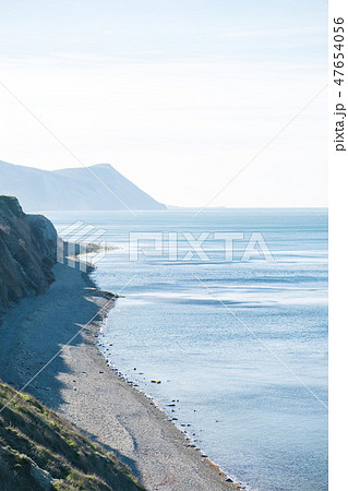 Beautiful view black sea coast in Anapa 47654056