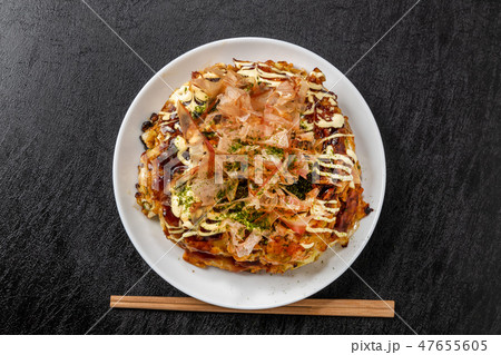 お好み焼き Japanese Traditional Pizza Okonomiyaki 47655605