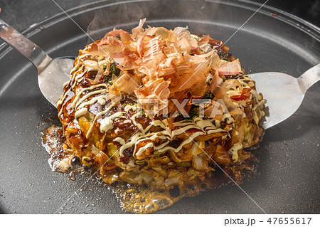 お好み焼き Japanese Traditional Pizza Okonomiyaki 47655617