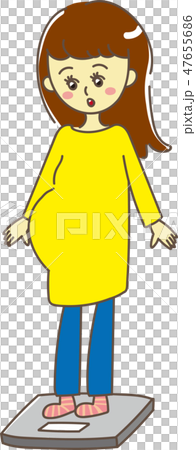 妊婦さんの体重測定 妊婦さんの体重測定 47655686