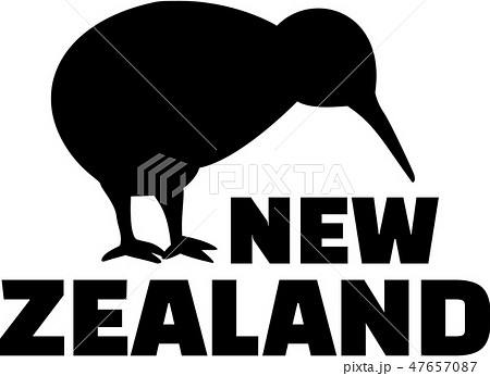Kiwi Bird New Zealandのイラスト素材 47657087 Pixta