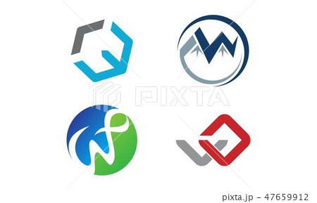 Logotype Modern Template Set 47659912