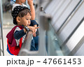 Asian little boy 3 years old in the gate airport 47661453