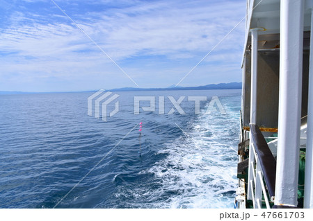 陸奥湾フェリーの風景 陸奥湾フェリーの風景 47661703