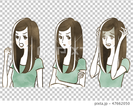 女性-表情 47662050