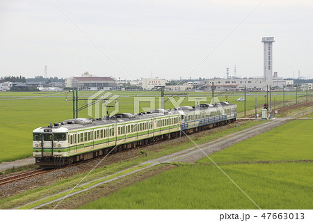 終焉近い越後線115系6両 47663013