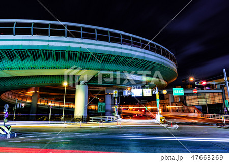 黒川インターチェンジ　夜景 47663269