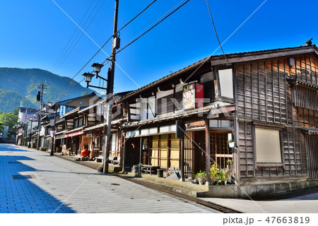 南砺市　井波の町並み 47663819