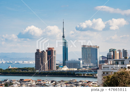 福岡都市風景 愛宕神社からの眺め 福岡都市風景 愛宕神社からの眺め 47665011