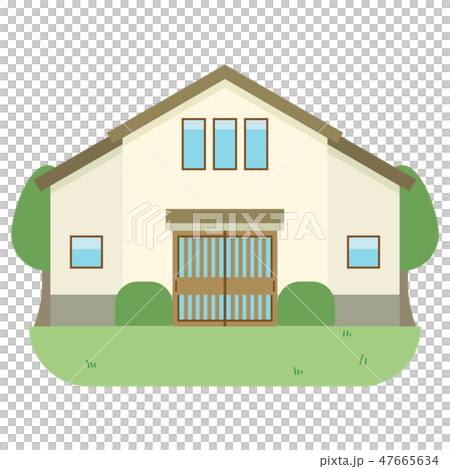 Detached house - Stock Illustration [47665634] - PIXTA