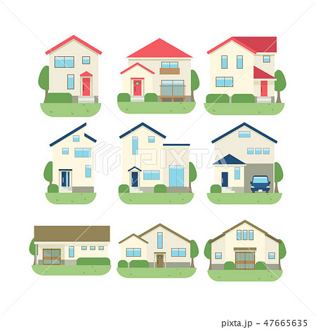 一戸建て住宅　セット 47665635