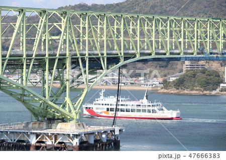 周防大島大橋の写真素材