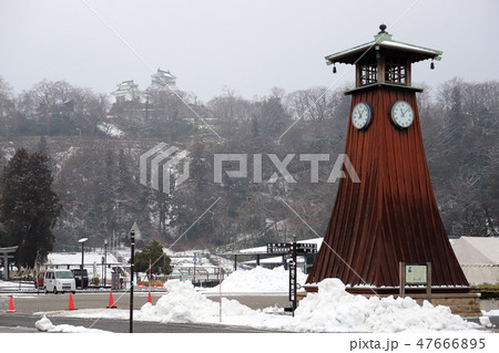 越前大野 大野城 時鐘(福井県 大野市) 越前大野 大野城 時鐘(福井県 大野市) 47666895