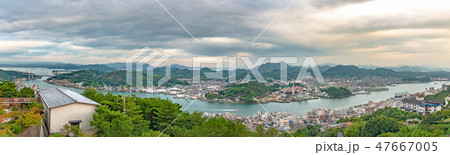 尾道と向島の夕景 47667005