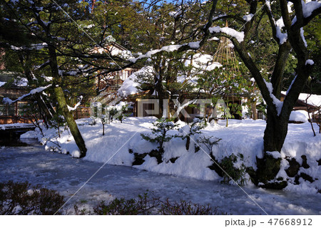 雪景色の兼六園 雪景色の兼六園 47668912