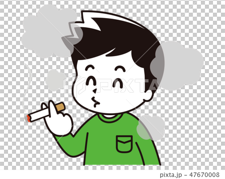 タバコを吸う男性 47670008