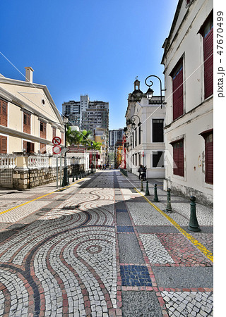 マカオの街並み マカオの街並み 47670499